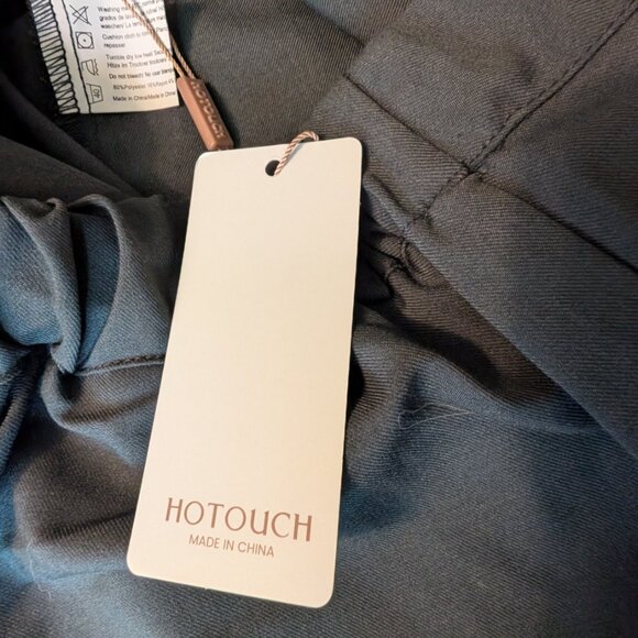 Hotouch Womens Shorts Summer Bermuda Shorts Casual Elastic High Waisted Wide Leg - Picture 9 of 11